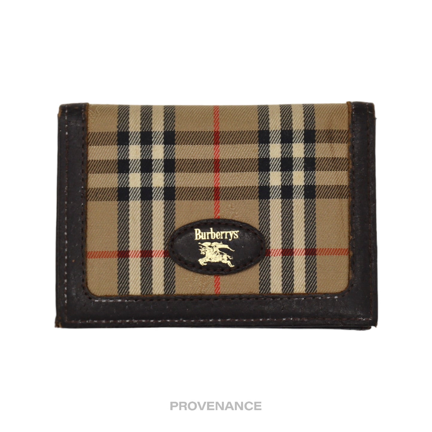 🔴 Burberry ID Card Wallet - Nova Check