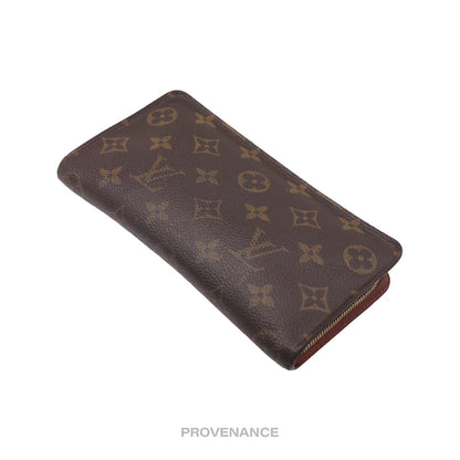 🔴 Louis Vuitton Horizontal Zip Long Wallet - Monogram