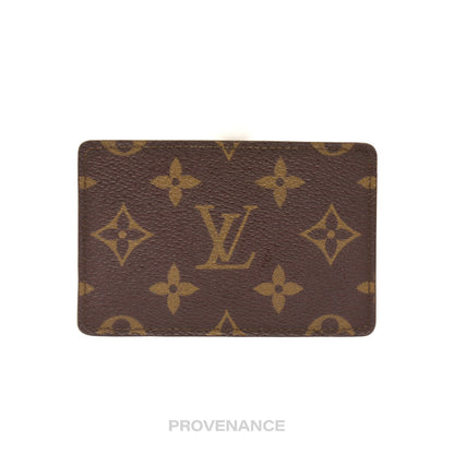 🔴 Louis Vuitton "MALLETIER" Card Holder Wallet - Monogram