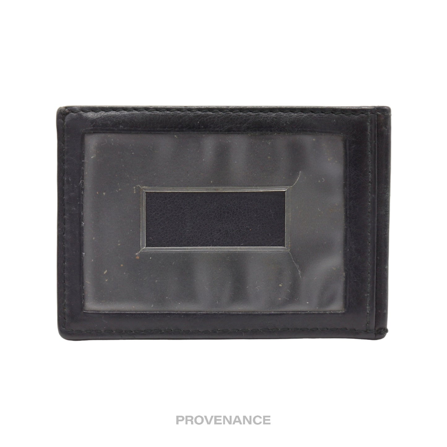 🔴 Gucci Card Holder Wallet - Black MicroGuccissima Leather