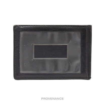 🔴 Gucci Card Holder Wallet - Black MicroGuccissima Leather