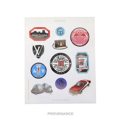 🔴 Louis Vuitton  Sticker Set Sheet -  THE BOOK HOLIDAY II