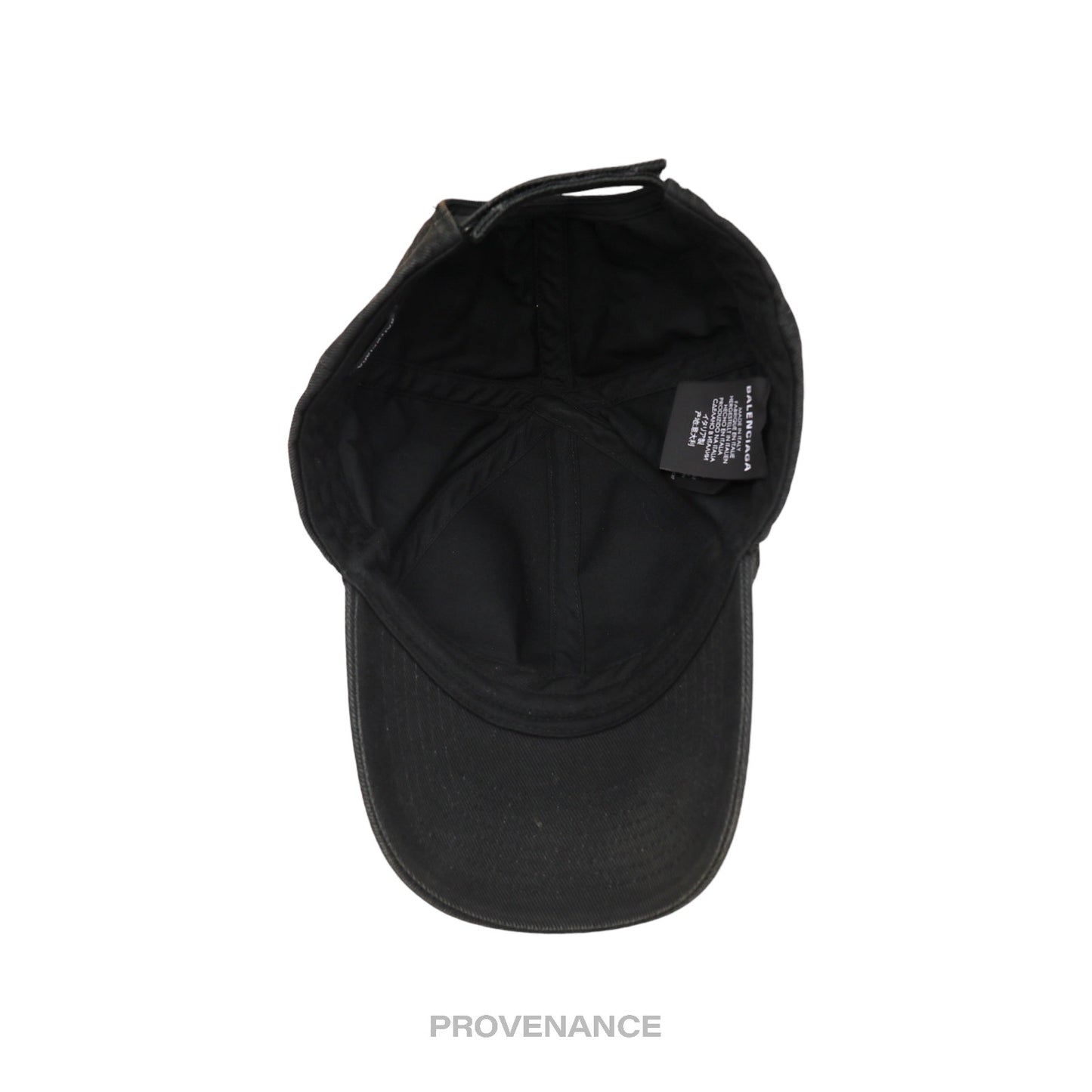 🔴 Balenciaga BB Mode Cap - Faded Black