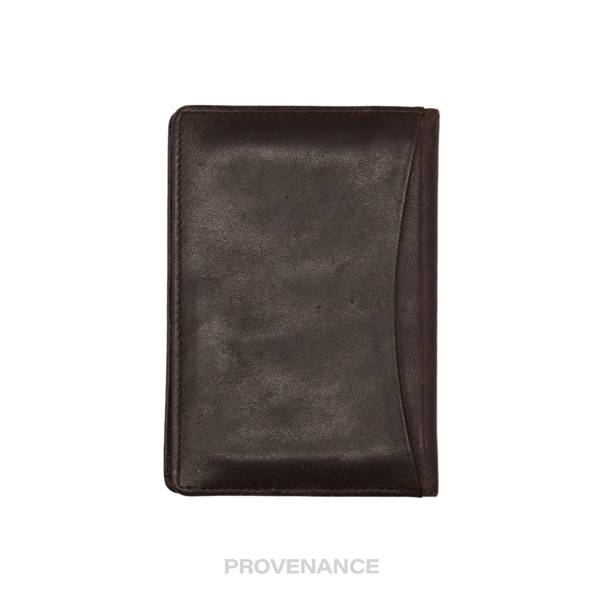🔴 Dior Pocket Organizer Wallet - Chocolate Leather