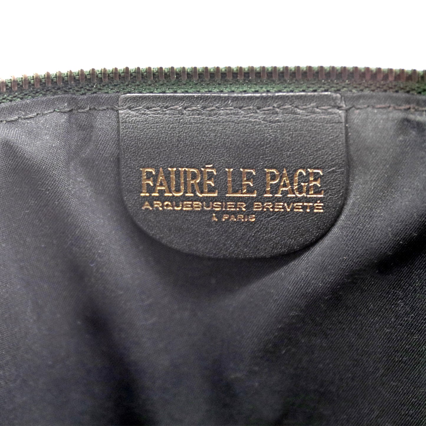 🔴 Faure Le Page Pochette Zip 29 - Empire Green Ecailles