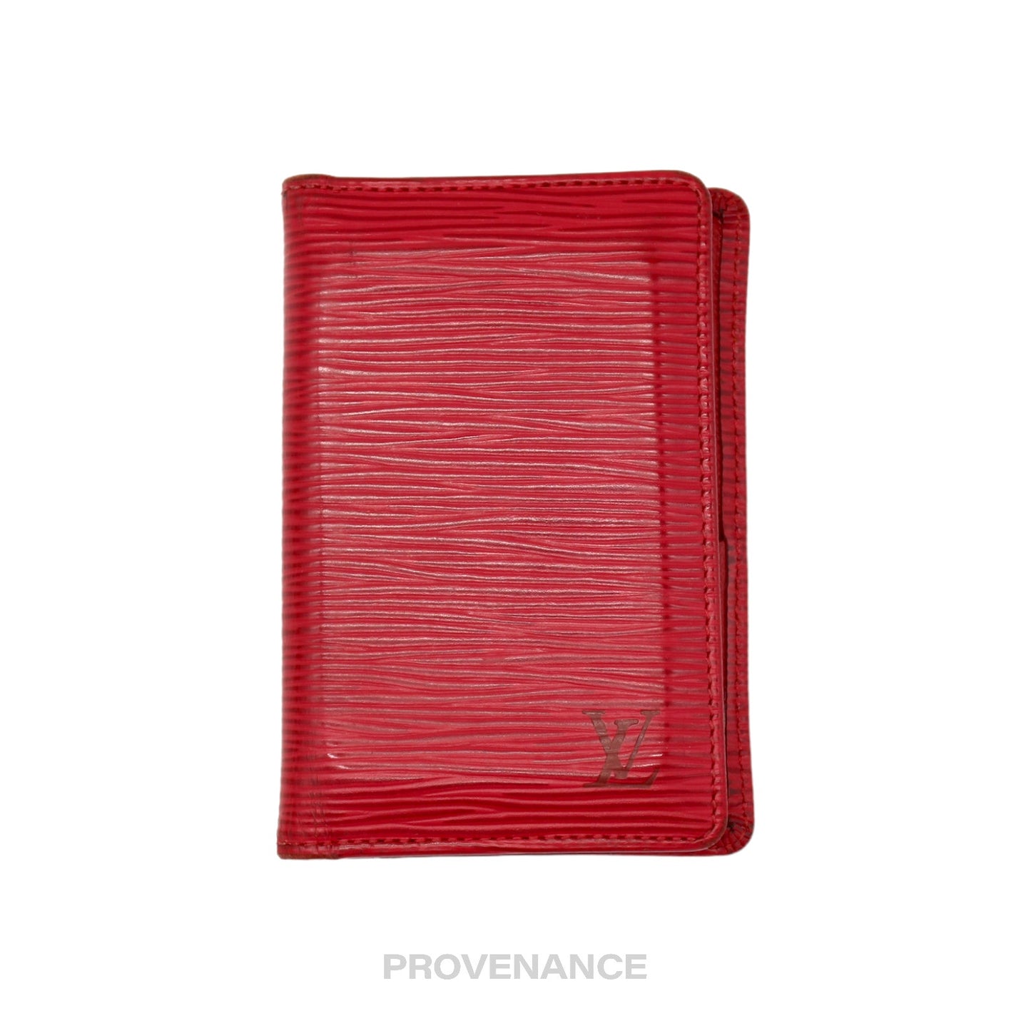 🔴 Louis Vuitton Pocket Organizer - Red Epi Leather