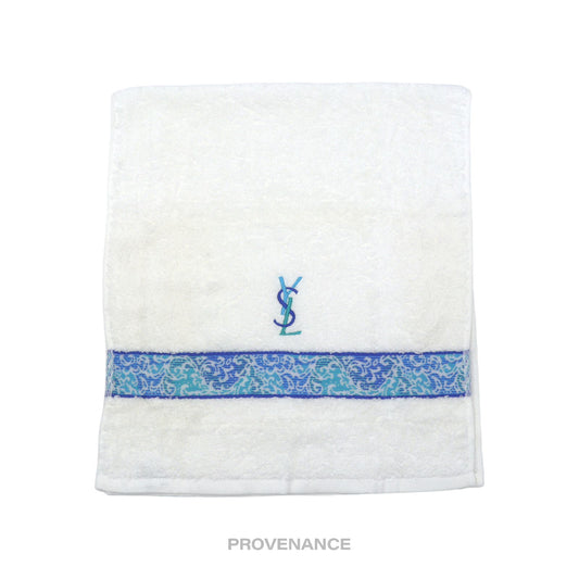 🔴 Yves Saint Laurent YSL Hand Towel - White