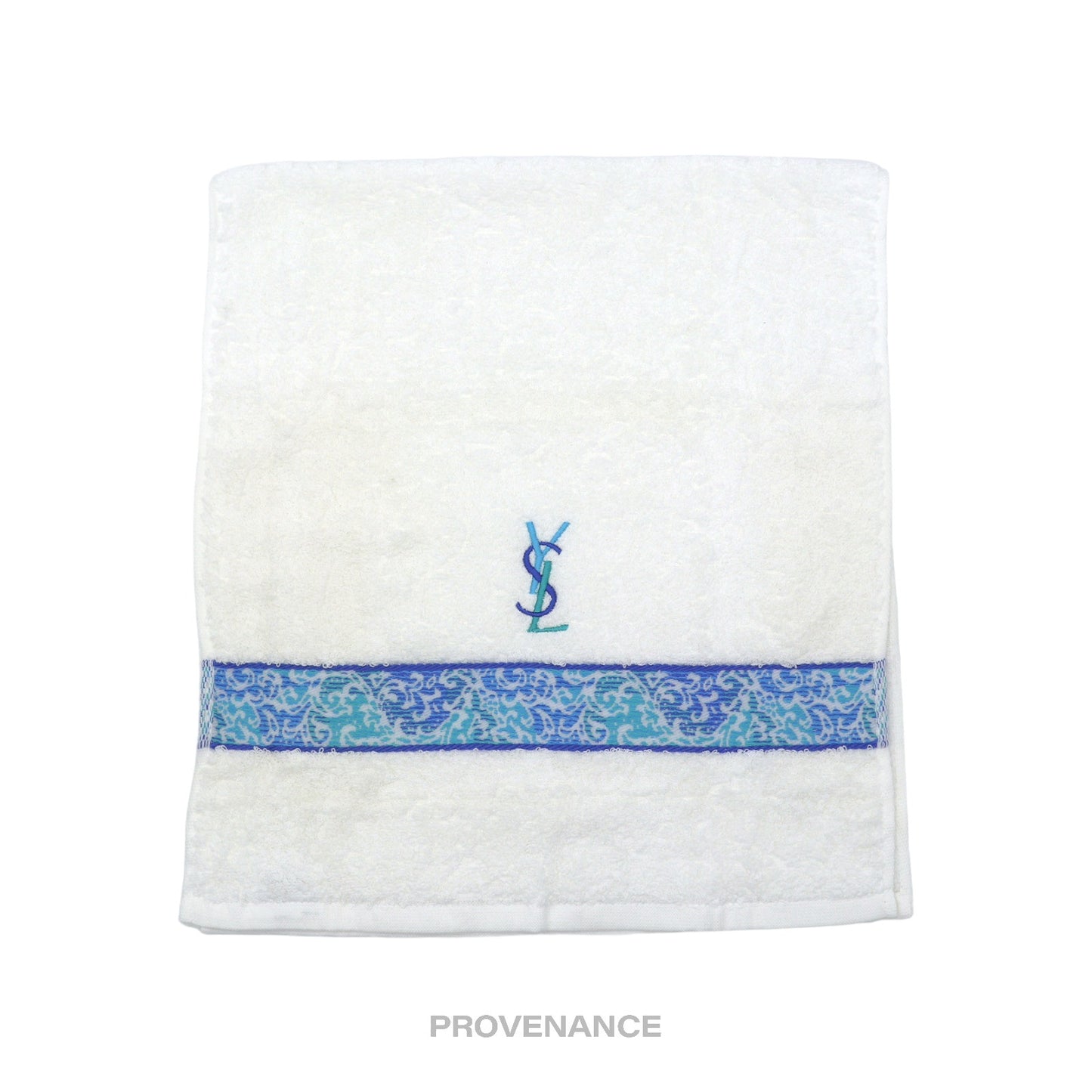 🔴 Yves Saint Laurent YSL Hand Towel - White