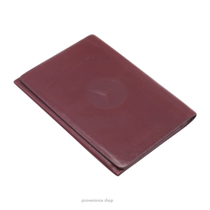 🔴 Mercedes Benz West Germany ID Card Wallet - Burgundy