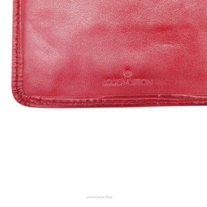 🔴 Louis Vuitton Long Wallet - Red Epi Leather