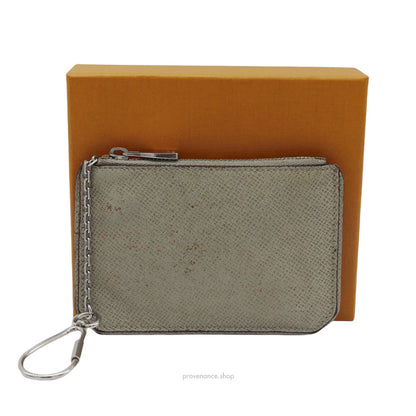 Louis Vuitton Key Cles Coin Pouch - Taiga Glacier Leather