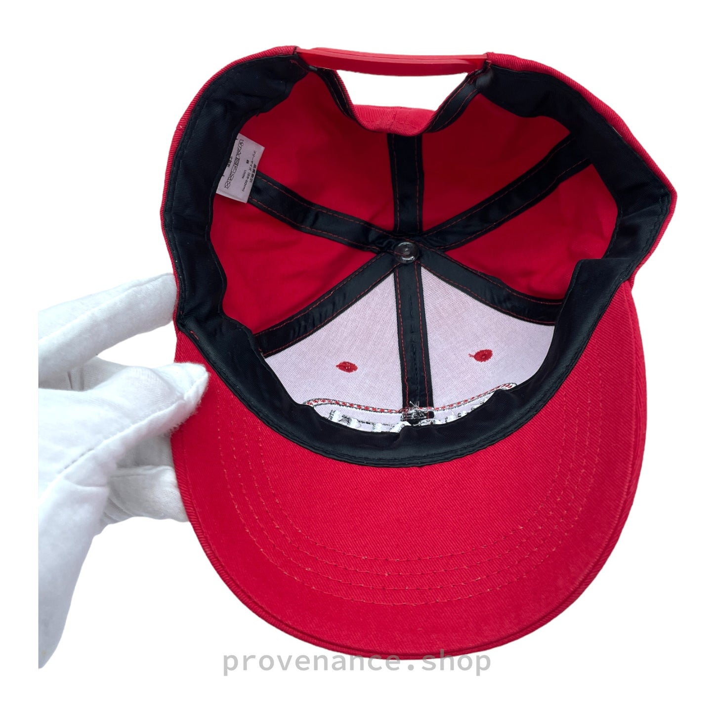🔴 Bugatti Embroidered Logo Cap - Red