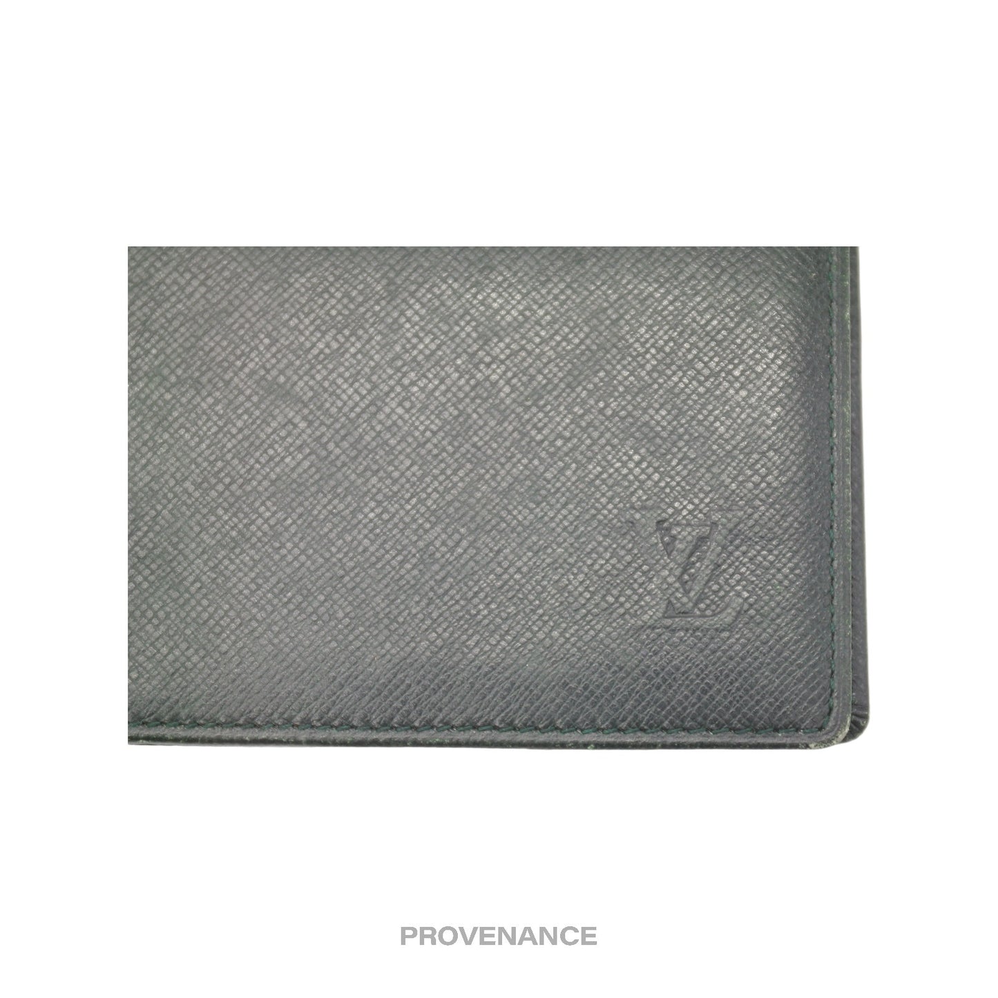 🔴 Louis Vuitton ID Bifold Wallet - Taiga Epicea Leather