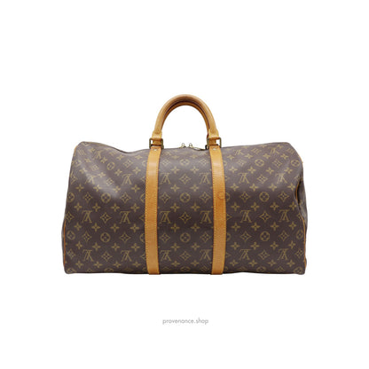 🔴 Louis Vuitton Keepall 50 Bag - Monogram