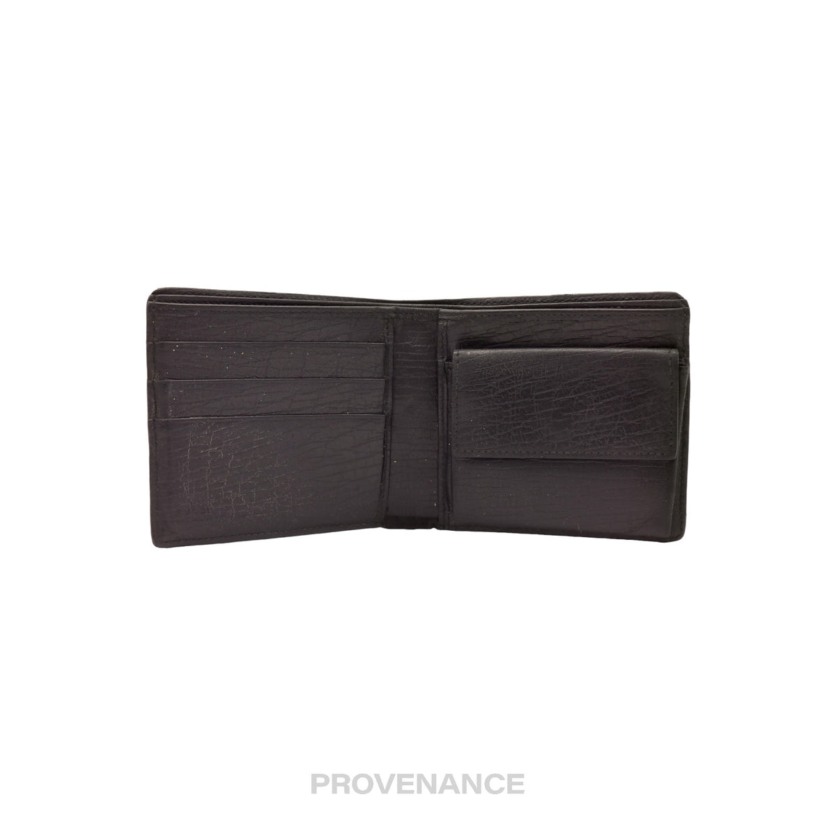 🔴 Gucci GG Supreme Bifold Wallet - Black