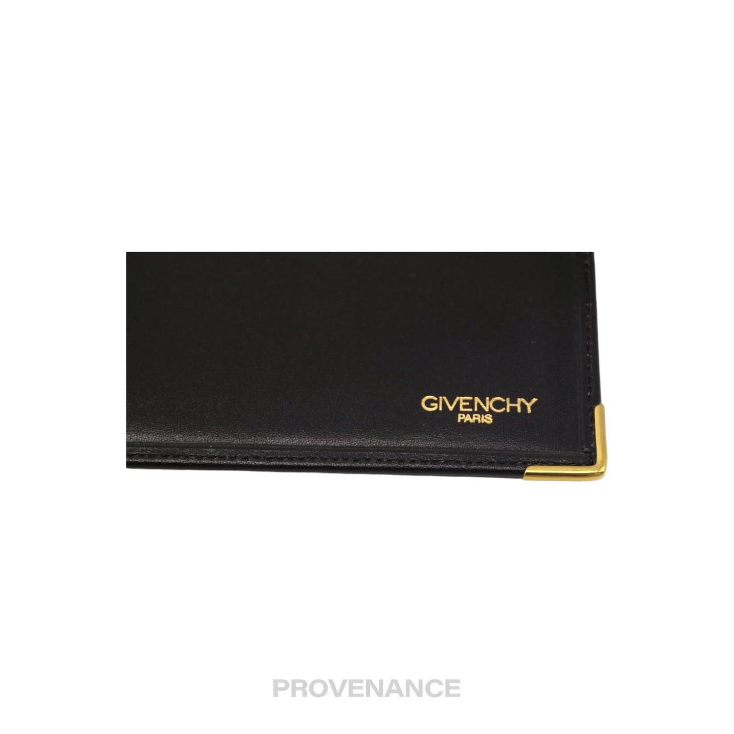 🔴 Givenchy Long Wallet - Black Leather