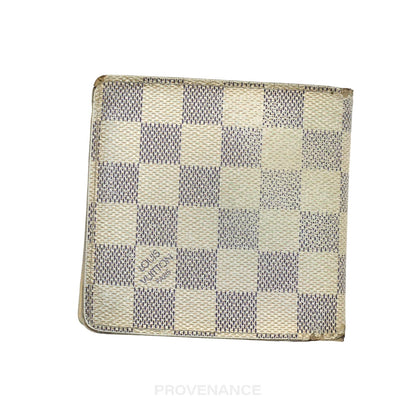 🔴 Louis Vuitton Marco Wallet - Damier Azur