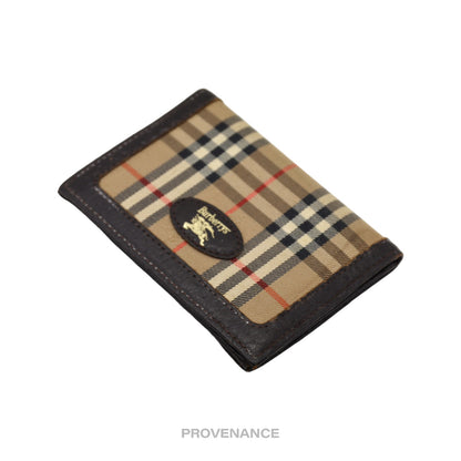 🔴 Burberry ID Card Wallet - Nova Check