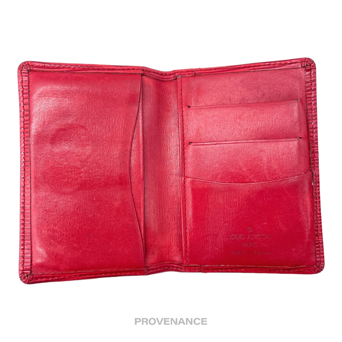 🔴 Louis Vuitton Pocket Organizer - Red Epi Leather