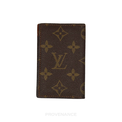 🔴 Louis Vuitton Pocket Organizer Card Wallet - Monogram