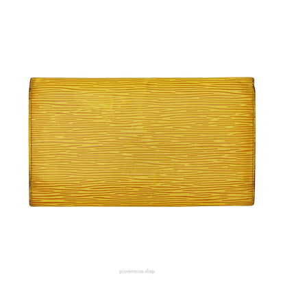 🔴 Louis Vuitton International Wallet - Tassil Yellow Epi Leather