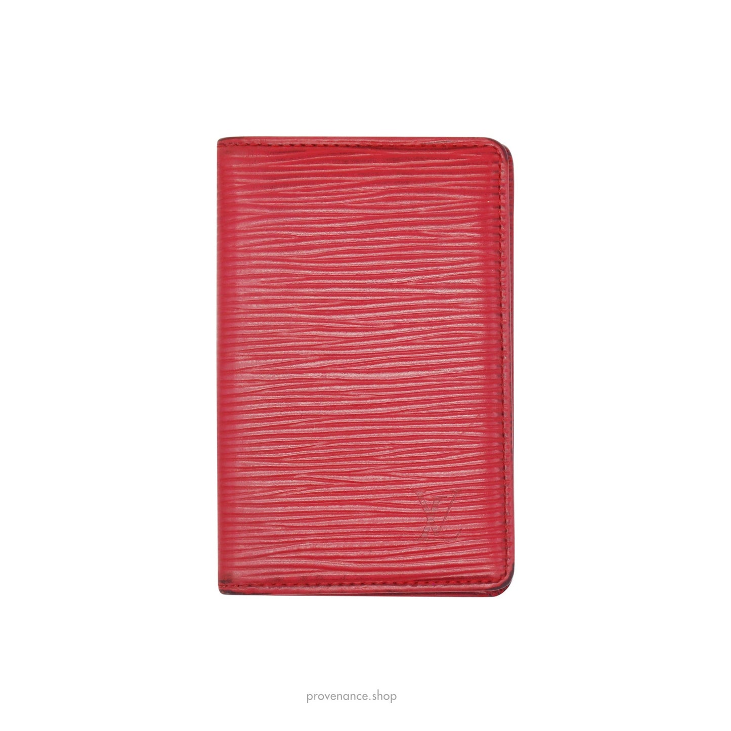 🔴 Louis Vuitton Pocket Organizer Wallet - Red Epi Leather