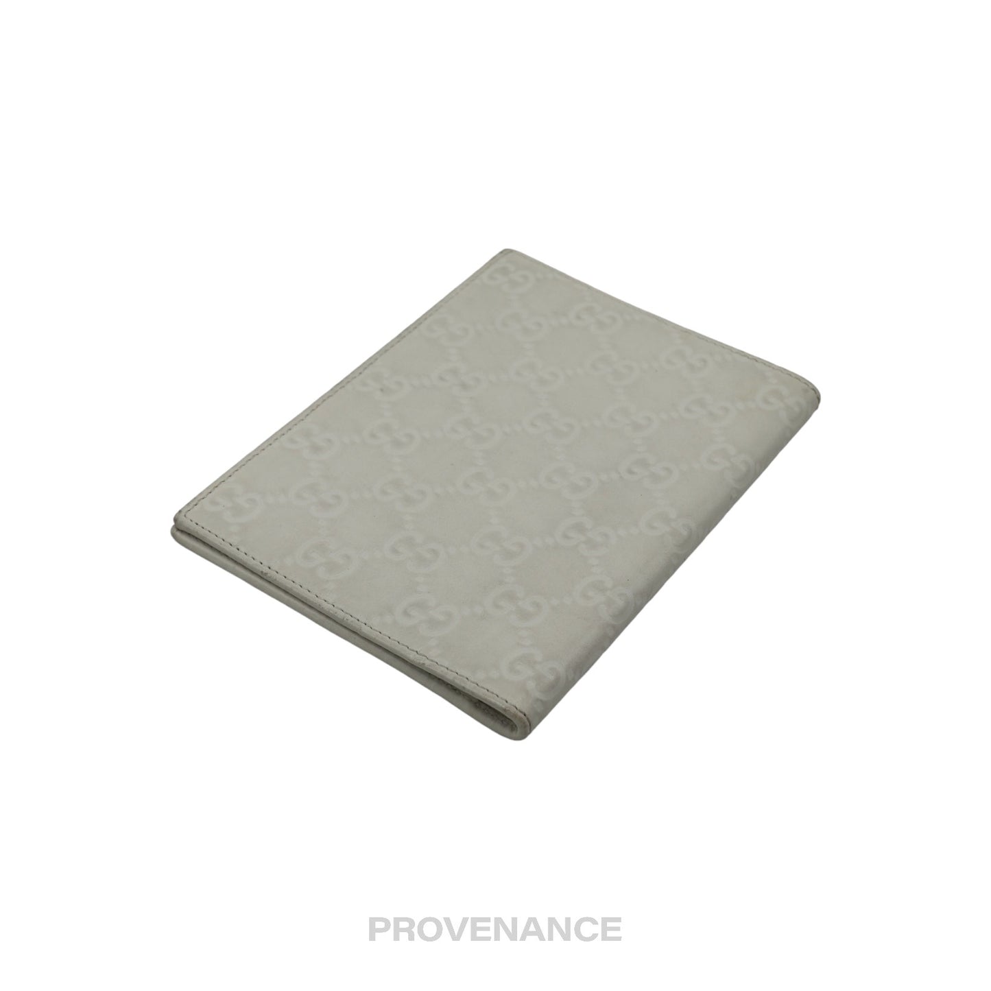 🔴 Gucci Notebook Cover - Ivory Guccissima Leather