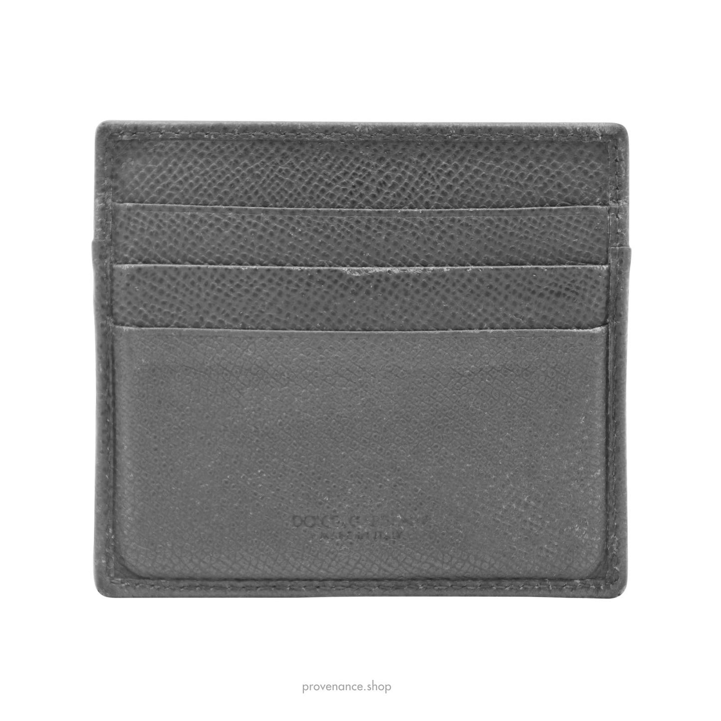 🔴 Dolce & Gabbana Card Holder Wallet - Gray