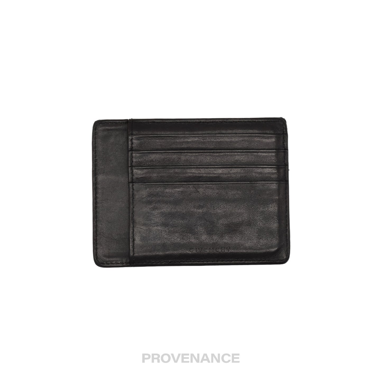 🔴 Givenchy Cardholder Wallet - Black  Leather