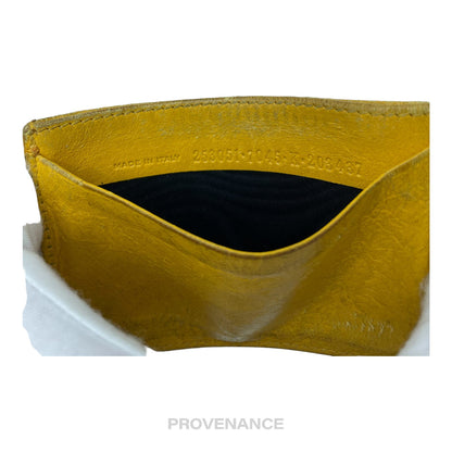 🔴 Balenciaga City Bag Card Holder Wallet - Yellow