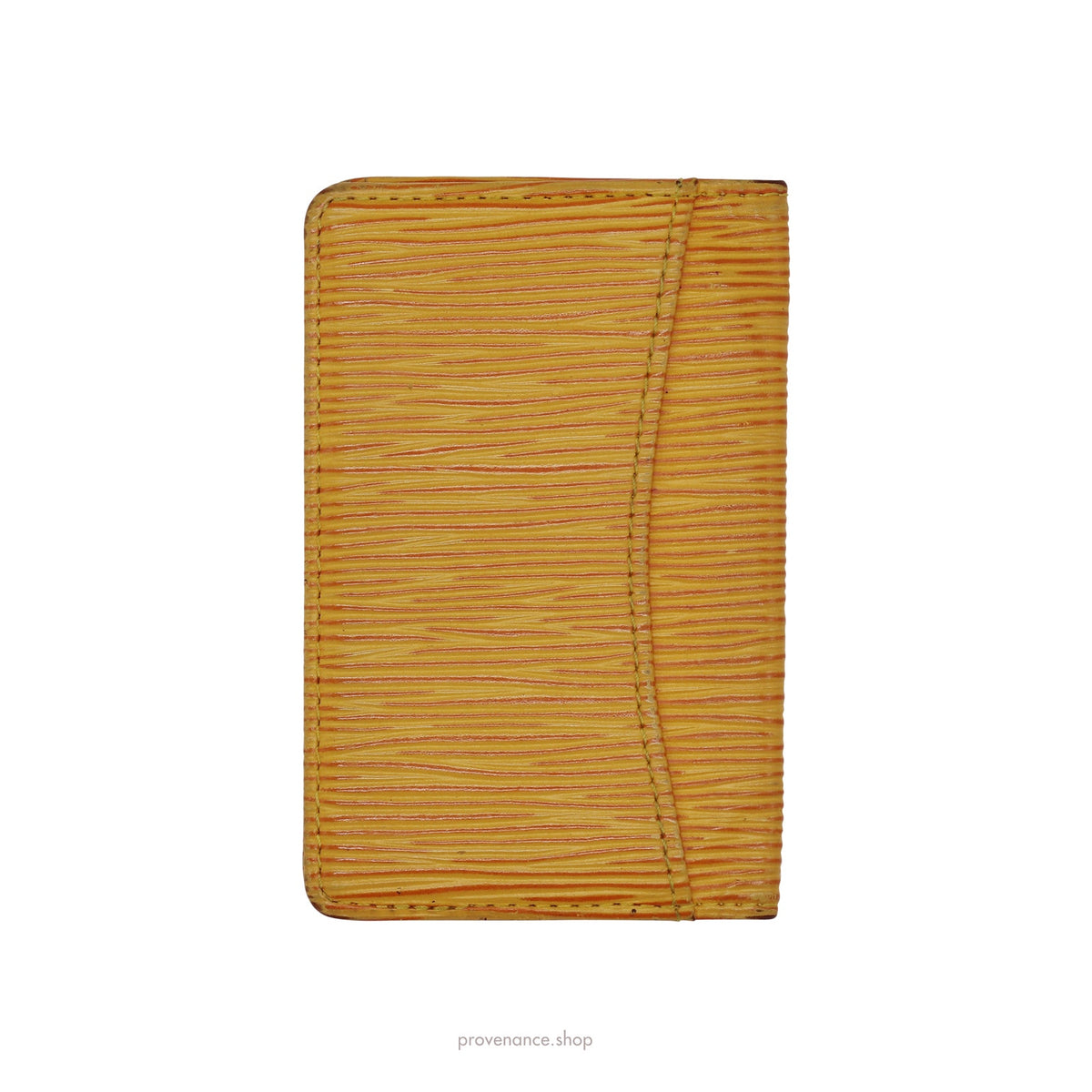 🔴 Louis Vuitton Pocket Organizer Wallet - Tassil Yellow Epi Leather