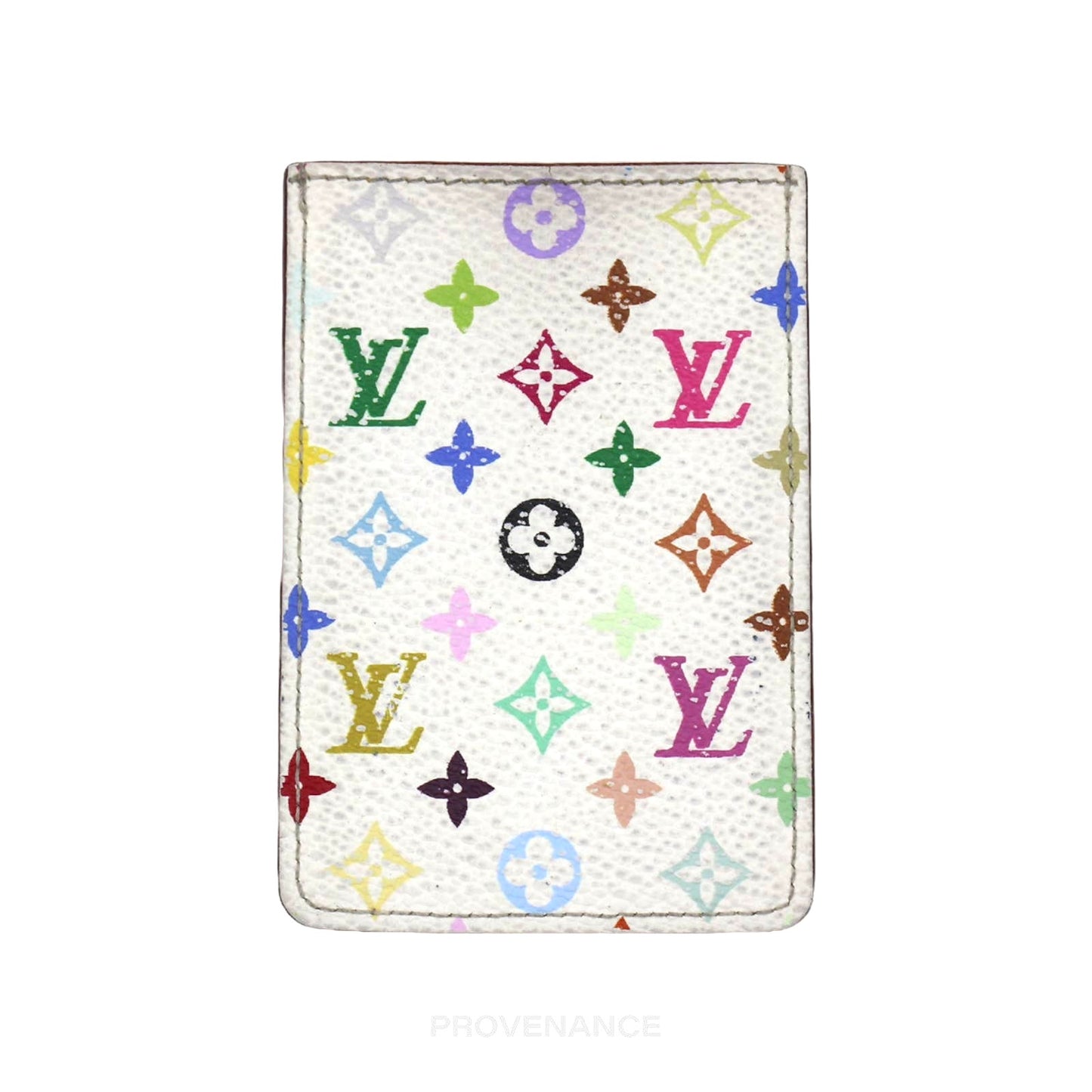 Louis Vuitton Card Wallet - Monogram Multicolore White