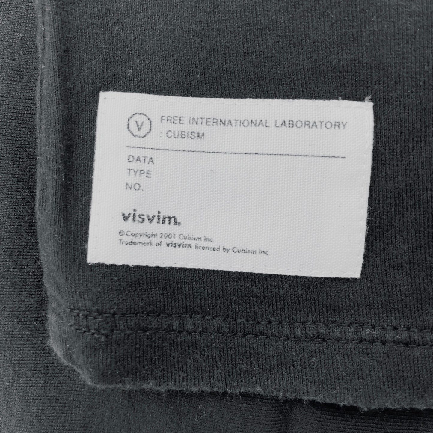 🔴 Visvim Velour Detail T-Shirt - Black