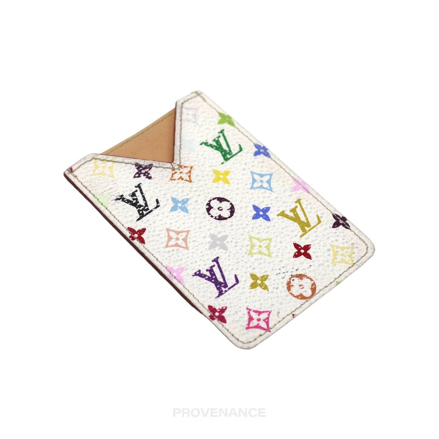 Louis Vuitton Card Wallet - Monogram Multicolore White