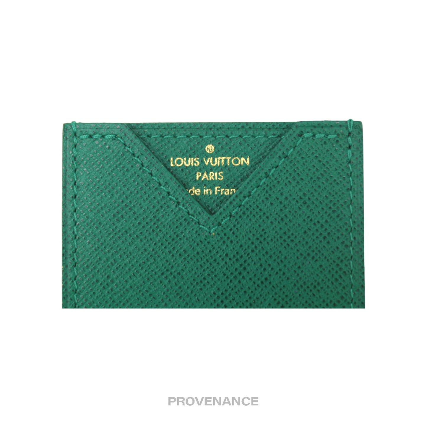 🔴 Louis Vuitton Nagoya 2010 Card Wallet - Green Taiga