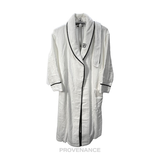 🔴 Balenciaga BB Robe - White French Terry