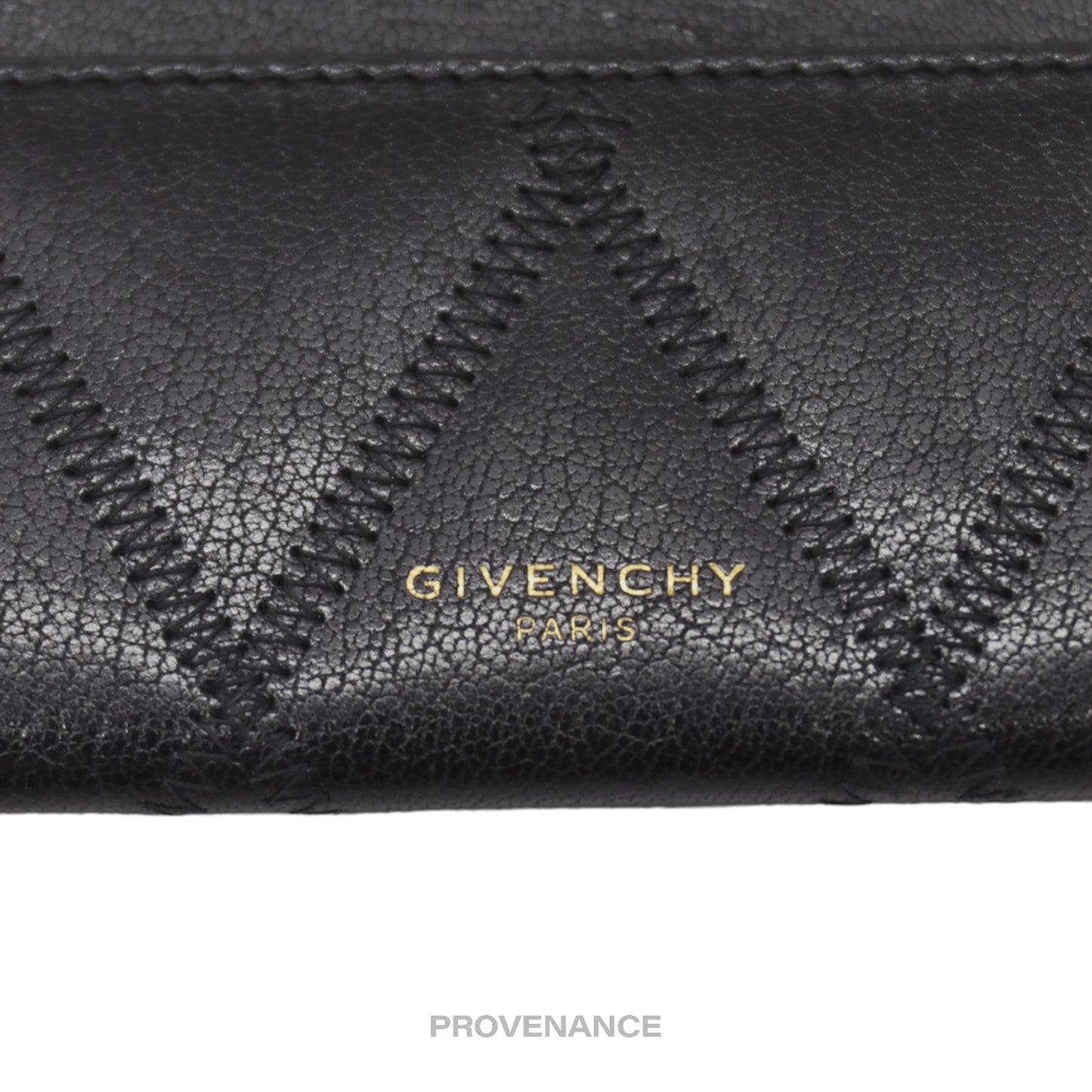 🔴 Givenchy Card Holder Wallet - Quilted Black Leather