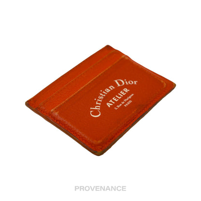 🔴 Christian Dior Atelier Card Holder Wallet