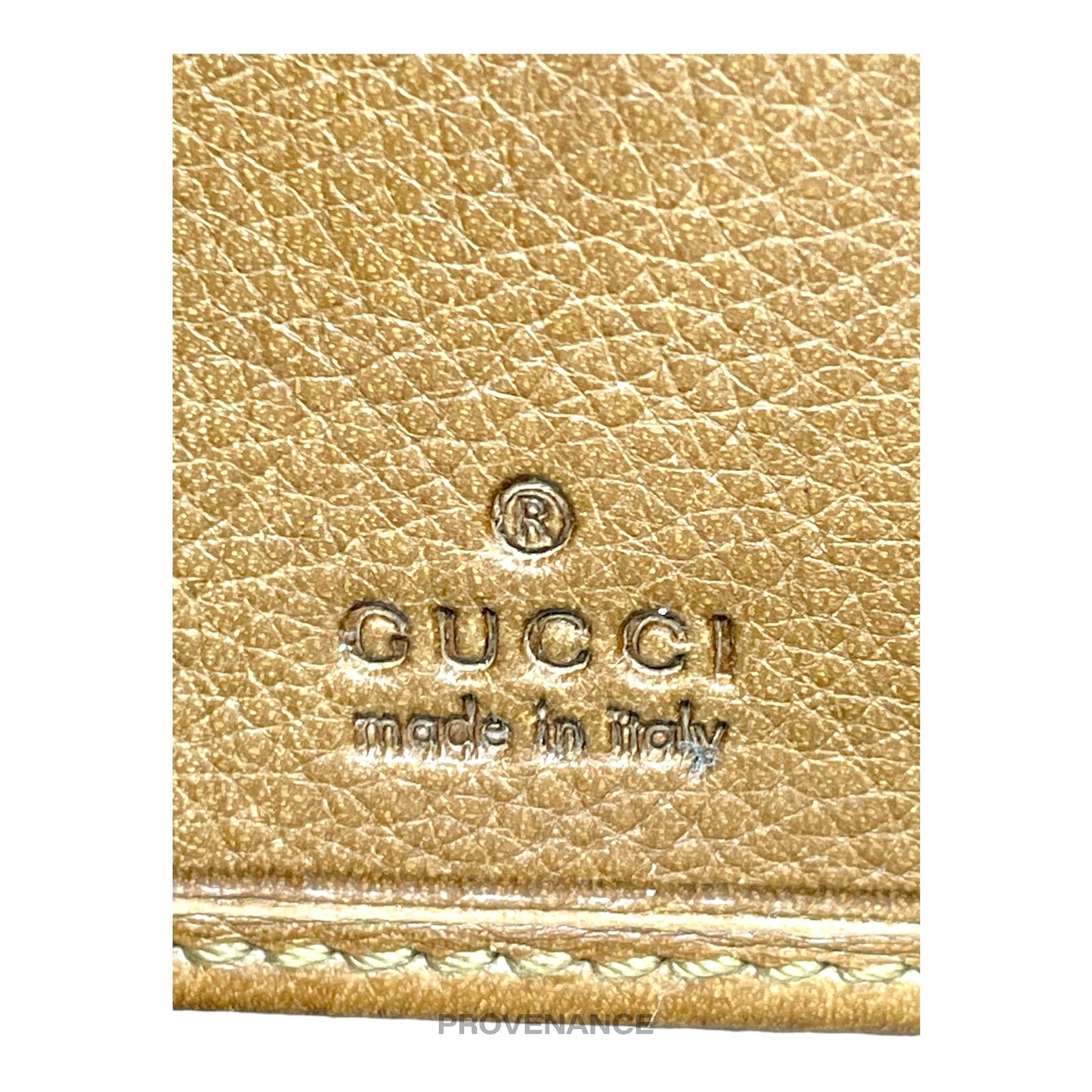 🔴 Gucci Long Wallet - GG Canvas with Tassels