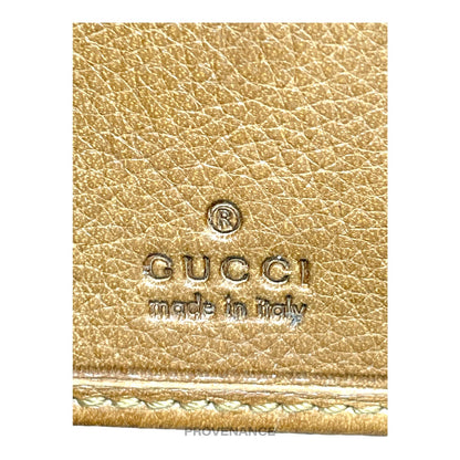 🔴 Gucci Long Wallet - GG Canvas with Tassels