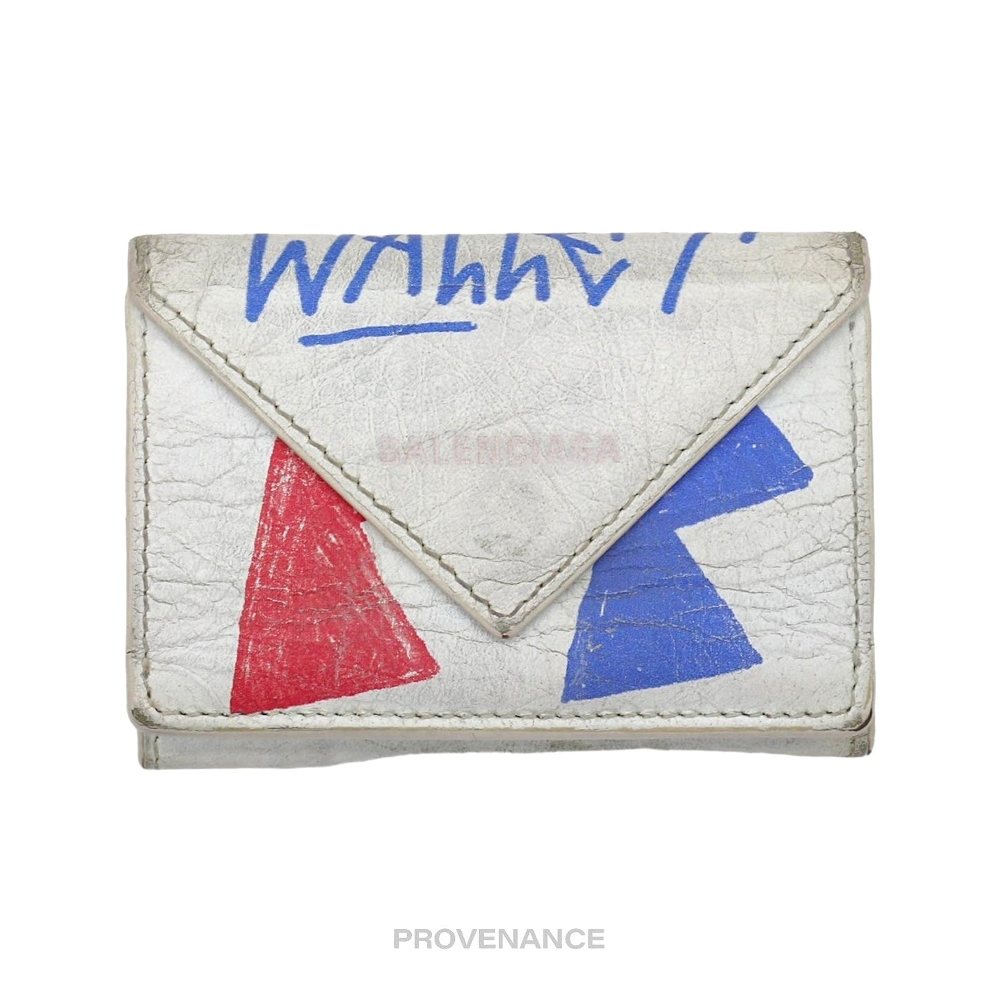 🔴 Balenciaga Papier Trifold Wallet - Graffiti France