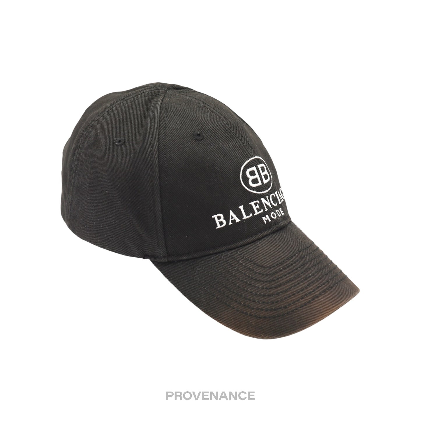 🔴 Balenciaga BB Mode Cap - Faded Black