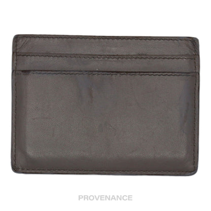 🔴 SLP Card Holder Wallet - Grey Leather