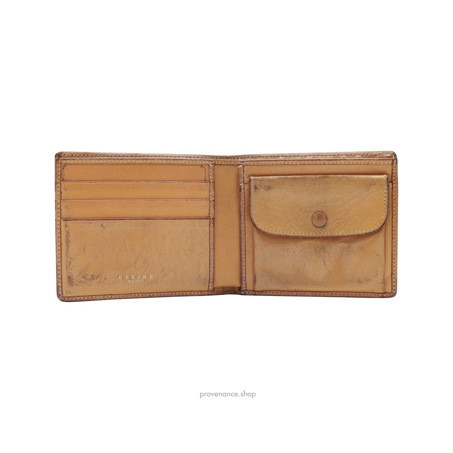 🔴 Celine Bifold Wallet - Macadam Triomphe