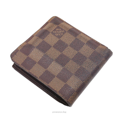 🔴 Louis Vuitton Marco Wallet - Damier Ebene