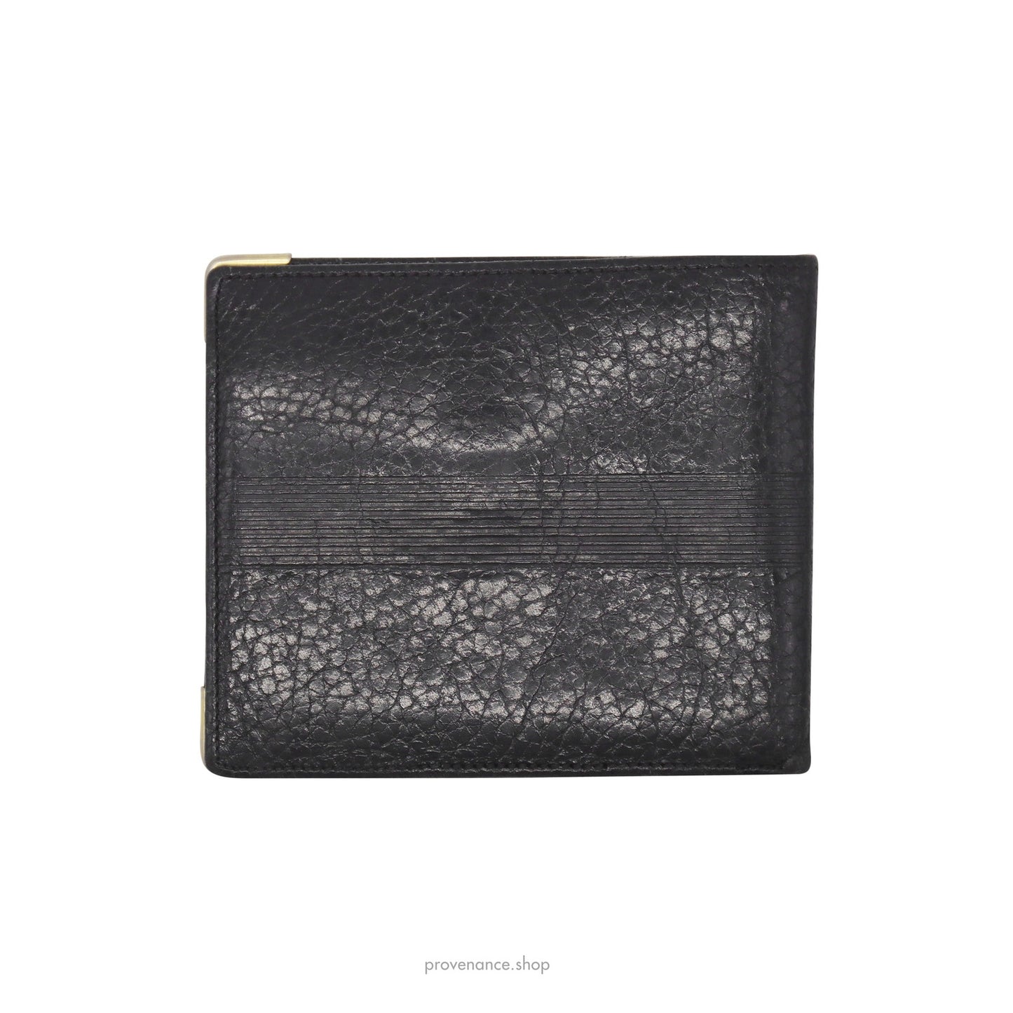 🔴 Givenchy ID Bifold Wallet - Black Leather