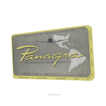 🔴 Louis Vuitton Airline Label Postcard Sticker- PANAGRA