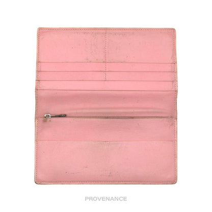 🔴 Goyard Richelieu Long Wallet - Pink Goyardine