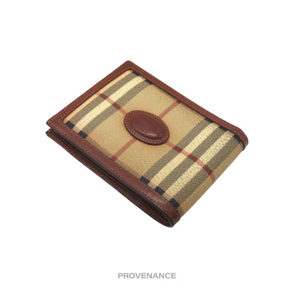 🔴 Burberry Bifold Wallet - Nova Check