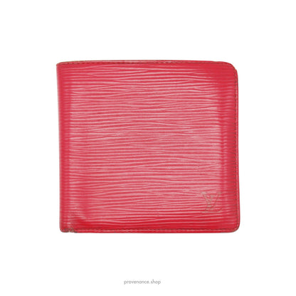 🔴 Louis Vuitton Marco Wallet - Red Epi Leather